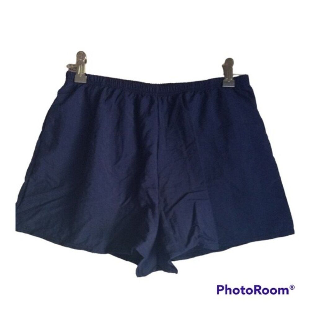 Antron Navy Activewear Shorts with Side Pockets Size 12,NWOT